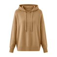 thumbnail image 3 of Women's Breathable Soft Hooded Sweater Long Sleeve Comfortable For Activity, 3 of 7