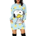 thumbnail image 5 of Vestido informal de Navidad de manga larga para mujer, Sudadera con capucha sencilla y cómoda con estampado de Snoopy de Disney, Otoño e Invierno, 5 of 5