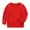 Red, variant on Lmnyox Kids Solid Sweaters Casual Long Sleeve Crew Neck Knitted Shirts Boys Girls Thermal Pullover Sweater