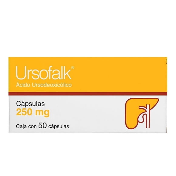 Ursofalk 250 mg 50 cápsulas