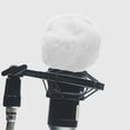 thumbnail image 4 of Raindrops Microphone Cover Furry Pop Filter Condenser Mic Windscreen Isolation Shield Mic Cover for Indoor Outdoor Universal Mics White, 4 of 7