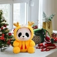 thumbnail image 6 of Chinese New Year Plush Toy - Transforming Zodiac Animal Doll with Hat, 10.6 Inch Soft Cotton Stuffed Animal for Spring Festival Decoration & Gift Yellow, 6 of 7
