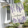 thumbnail image 2 of Summer Welcome Floral House Flag 28x40 Inch Double Sided Summer Large Yard Flag Spring Outside Outdoor Seasonal Burlap Flowers Flags Home Patio Decoration, 2 of 6