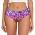 thumbnail image 1 of Balery Glitter Rainbow Ropa Interior de Algodón para Mujer con Dibujo – Braguitas Cómodas y Elásticas, Estilo Clásico-XX-Large, 1 of 5