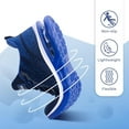 thumbnail image 5 of MAYKX Men's Running Shoes - Lightweight Flyknit Breathable Upper with Cushioned Cotton Insole, Shock-Absorbing Outsole for Running, Gym & Daily Wear, 5 of 6