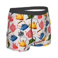 thumbnail image 4 of Haiem Watercolor Teapots Men's Boxer Briefs, Every Day Comfort Stretch Cotton Moisture-Wicking Underwear-Medium, 4 of 8