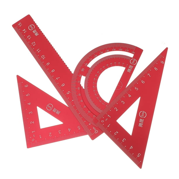 Nuolux Ruler Set Measuring Metric Tool Triangle Drafting Scale Tools