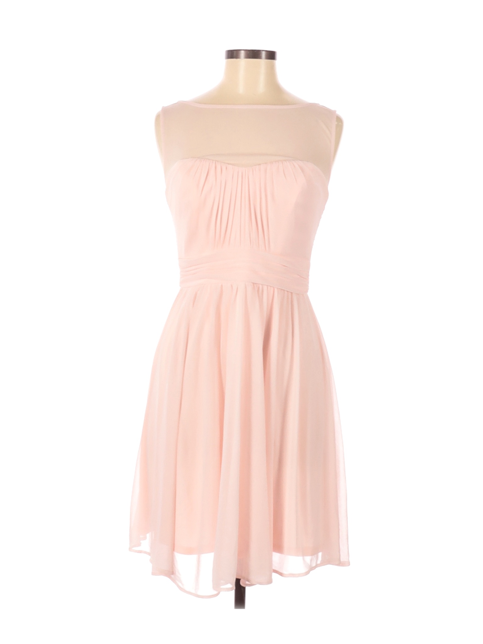 david's bridal white cocktail dress