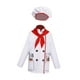 thumbnail image 2 of Conjunto de disfraz de chef Strade Fareast Limited para niños con gorro camiseta y bufanda roja, 2 of 8