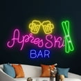 thumbnail image 5 of Handmadetneonsign Apres Ski Bar Neon Sign, Beer Wall Art Decor, Beer Bar Club Wall Decor, 5 of 5