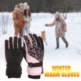 thumbnail image 6 of Utoimkio Kids Ski Gloves Waterproof Winter Snow Gloves Thicken Warm Windproof Warm Winter Gloves for Cold Weather,Thermal Snowboarding Gloves for Boys Girls 4-8 Years, 6 of 9