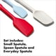 thumbnail image 3 of Juego de espátulas de silicona OXO Good Grips, 3 piezas, 3 of 9