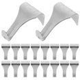 thumbnail image 4 of 20Pcs Heavy Duty Zinc Alloy Picture Hooks Hangers for Rail Hanging, 4 of 5