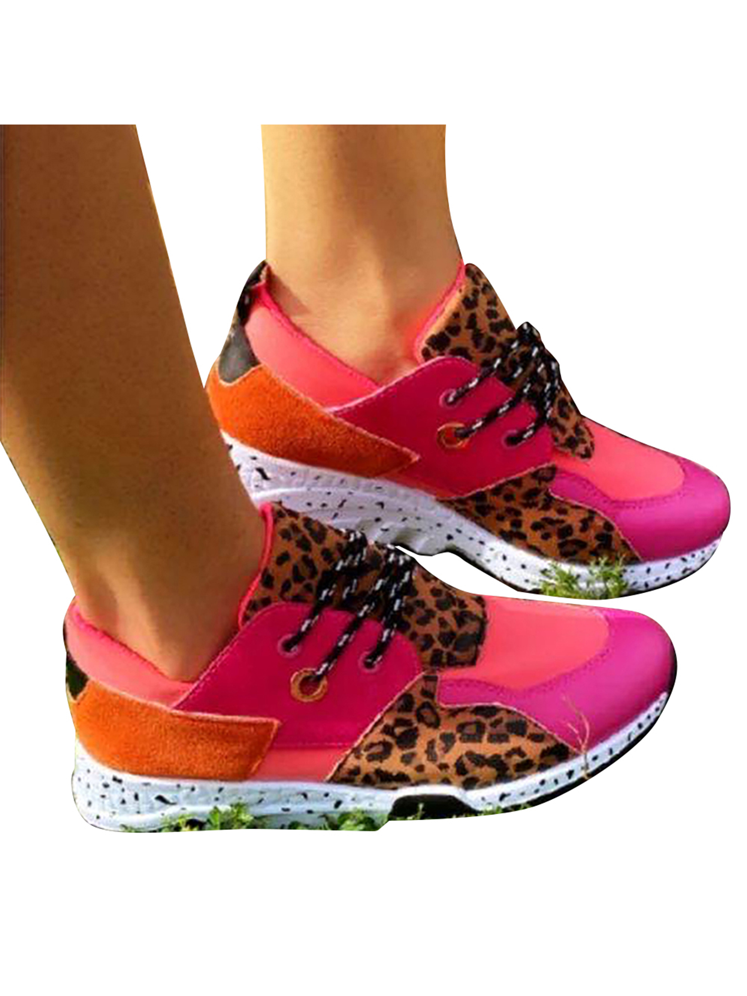womens leopard trainers