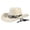 Beige, variant on Gtoiithly Unisex American Retro Western Cowboy Hat Classic & Stylish Jazz-Style Sun Hat Black