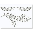 thumbnail image 6 of Laurel Leaf Branches Set of 3 Vinyl Decals Art Wall Sticker Home Décor Castle Gray, 6 of 6