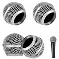 thumbnail image 3 of Lefu Tête de Remplacement en Maille d'Acier de Haute Qualité pour Microphone 58 - Compatible avec Shure Beta, 3 of 8