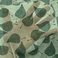 thumbnail image 3 of Leaves Tulle Curtains with Rod Pocket, Foliage Pattern Doodle Style Illustration Composition of Nature, Sheer Drape for Wedding Party 2 Panels, 7 Sizes, Pale Green Fern Green, by Ambesonne, 3 of 3