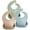 Multicolor_02, variant on Benoxine Silicone Baby Bibs, Adjustable, Reusable, Durable, Waterproof, BPA-Free,Portable, 3-Pack