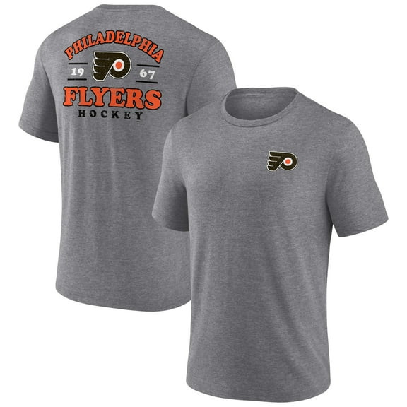 Men's Heather Gray Philadelphia Flyers Winger Tri-Blend T-Shirt