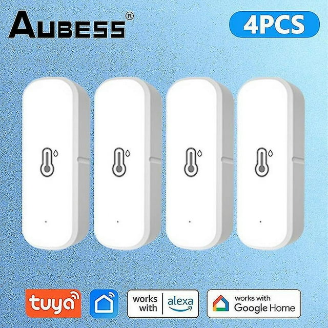 Tuya Wifi Temperature And Humidity Detector Sensor Indoor Thermometer Sensor Smart Home Scenes Intelligent Linkage Share Control