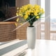 thumbnail image 2 of Flores artificiales 2PCS Plantas falsas al aire libre | Narcisos de plástico sintético | Vegetación resistente a los rayos UV | Arbustos de flores amarillas | Decoración de boda en el patio | 9.4, 2 of 6