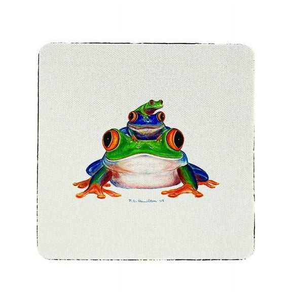 Betsy Drake CT456 Stacked Frogs Coaster - Set of 4