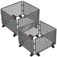 thumbnail image 3 of 2 Sets War Game Scene Accessory Mini Toys Fence Educational Toy For Children 9.4X6.2X0.3In, 3 of 8