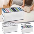 thumbnail image 1 of Folding Clothes Storage Box Wardrobe Compartment Storage Box Household Drawer Clothes And Pants Storage Box, 1 of 5