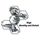 thumbnail image 3 of Figura de acción TWCare MechagoDzilla Mecha Godzilla contra Kong, 3 of 6