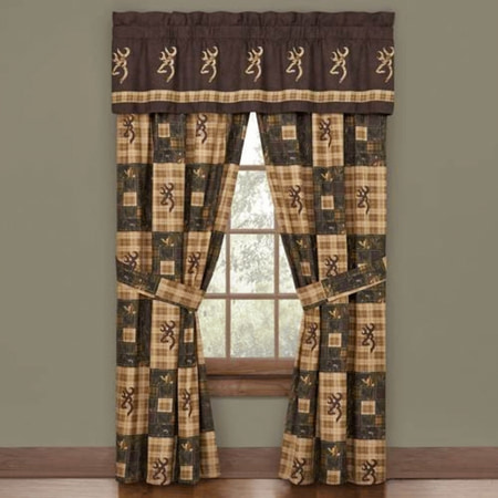 Browning Country Curtain Panels Walmart Com