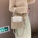 thumbnail image 2 of Bolsos pequeños de paja tipo cubo para mujer, bolsos de viaje para mujer, bolsos de mano, bolso de hombro sencillo para mujer, marrón y blanco, 2 of 4