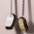 thumbnail image 4 of Long Handle Floor Brush, Washable Toilet Cleaner, Bathroom Kitchen Scrub Brush, Modern Compact Cleaning Tool, Non-scratch Bristles, Easy Storage Household Brush, 4 of 6