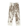 thumbnail image 4 of Kll Mens Pajama Pants For Men,Mens Lounge Pants,Funny Gifts For Men,Men'S Pajama Bottoms-Western Desert Cowboys3, 4 of 9