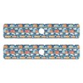 thumbnail image 7 of Yayeee Faucet Mat for Kitchen Sink 30" Diatomite Long Splash Guard Pad, Blue Cute Train Pattern, 2 Pack, 7 of 7