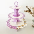 thumbnail image 3 of Milue Display Cupcake Stands Cardboard 3 Tier for Dessert Festivals Wedding Durable, 3 of 21