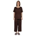 thumbnail image 1 of Inkmeso Ensemble de Pyjama à Manches Courtes pour Femmes T-Shirt Henley & Ensemble de Pyjama, 1 of 7