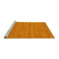 thumbnail image 2 of Ahgly Company Machine Washable Indoor Rectangle Abstract Yellow Contemporary Area Rugs, 2' x 4', 2 of 4