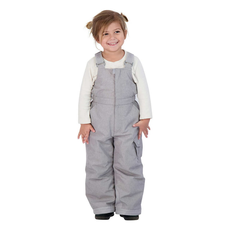 Gerry Kids Girls' Performance Snow Pant with Adjustable Suspenders (Urban  Heather Gray, 3T) 