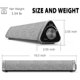 thumbnail image 2 of Barra de sonido, TOPROAD con micrófono integrado y Bluetooth, altavoz alámbrico e inalámbrico para TV/PC/teléfonos/tabletas con control remoto, 2 of 3