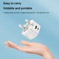 thumbnail image 3 of Enchufe del cargador del USB C que dobla el enchufe de carga de la pared del paladio 20W QC3.0 Reino Unido para el iPhone Samsung, 3 of 6