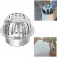 thumbnail image 1 of Cubrecanalones - Protección de hojas para canalones - Rejilla antihojas de acero inoxidable para canalones - 100 mm - Protección contra hojas - Para evitar atascos, 1 of 5