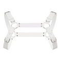 thumbnail image 6 of Aiihoo Men's Body Chest Harness Belt PU Leather Body Cage Belt Adjustable Punk Gothic Shoulder Strap Clubwear Costume White B One Size, 6 of 6