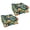 Alfinia Fresco Caspian, variant on Blazing Needles 19-inch Square Tufted Indoor/Outdoor Chair Cushion - 19" x 19" Farrington Terrace Grenadine
