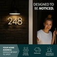 thumbnail image 2 of Mega Handles 5" Outdoor House Numbers | Wall Mounted Numbers for Address | Heavy Duty Metal Numbers | Installation Kit Included, 2 of 8