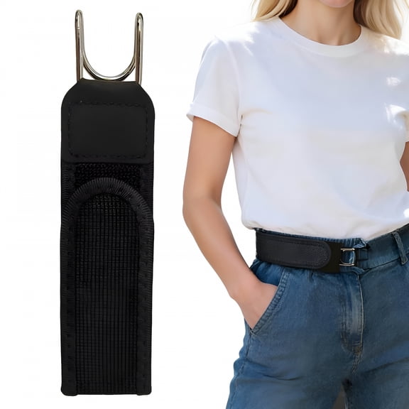 TELOLY No Elastic Belt for Women Men, Free Invisible Adjustable Waist Belt less Stretch Belt for Jeans Pants Dress Less Belt Women