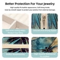 thumbnail image 3 of Dragonfly Square Jewelry Box Organizer Display Case Necklace Bracelet Earring Holder Travel Portable Decorative Stand Storage Box for Rings Earrings Necklaces Bracelets - Girls Women Gift, 3 of 6