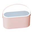 thumbnail image 3 of Multifunctional Travel Makeup Case Portable Cosmetic Storage Box Makeup Carrying Case with LED Light Mirror for Home Outdoor Travel, 3 of 9