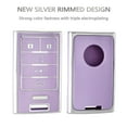 thumbnail image 4 of OFFCURVE Key Fob Cover for Cadillac SRX ATS ELR XTS 2010-2015 , Premium Soft TPU,Purple Sliver,1pc, 4 of 6