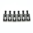 thumbnail image 5 of Dopro - Juego de 6 monturas de acero inoxidable para guitarra (10,5 mm, con tornillos negros para gu, 5 of 5